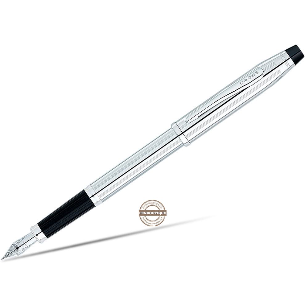 Cross Century II Fountain Pen - Lustrous Chrome-Pen Boutique Ltd