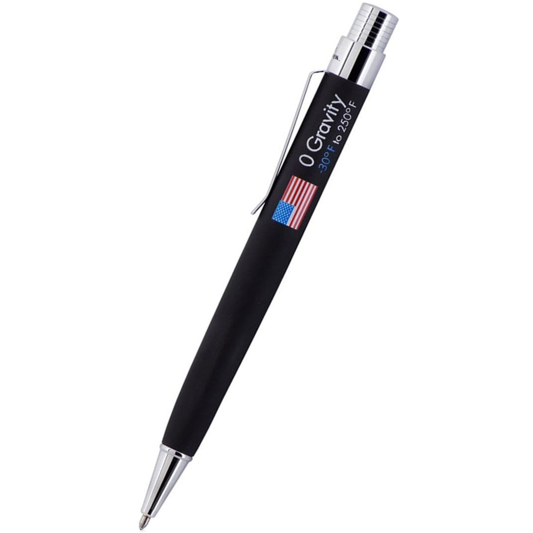 Fisher Space Black Rubber Finish Zero Gravity Ballpoint Pen-Pen Boutique Ltd