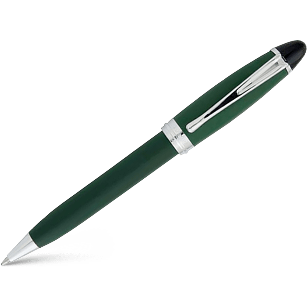 Aurora Ipsilon Ballpoint Pen - Satin Green - Pen Boutique Ltd