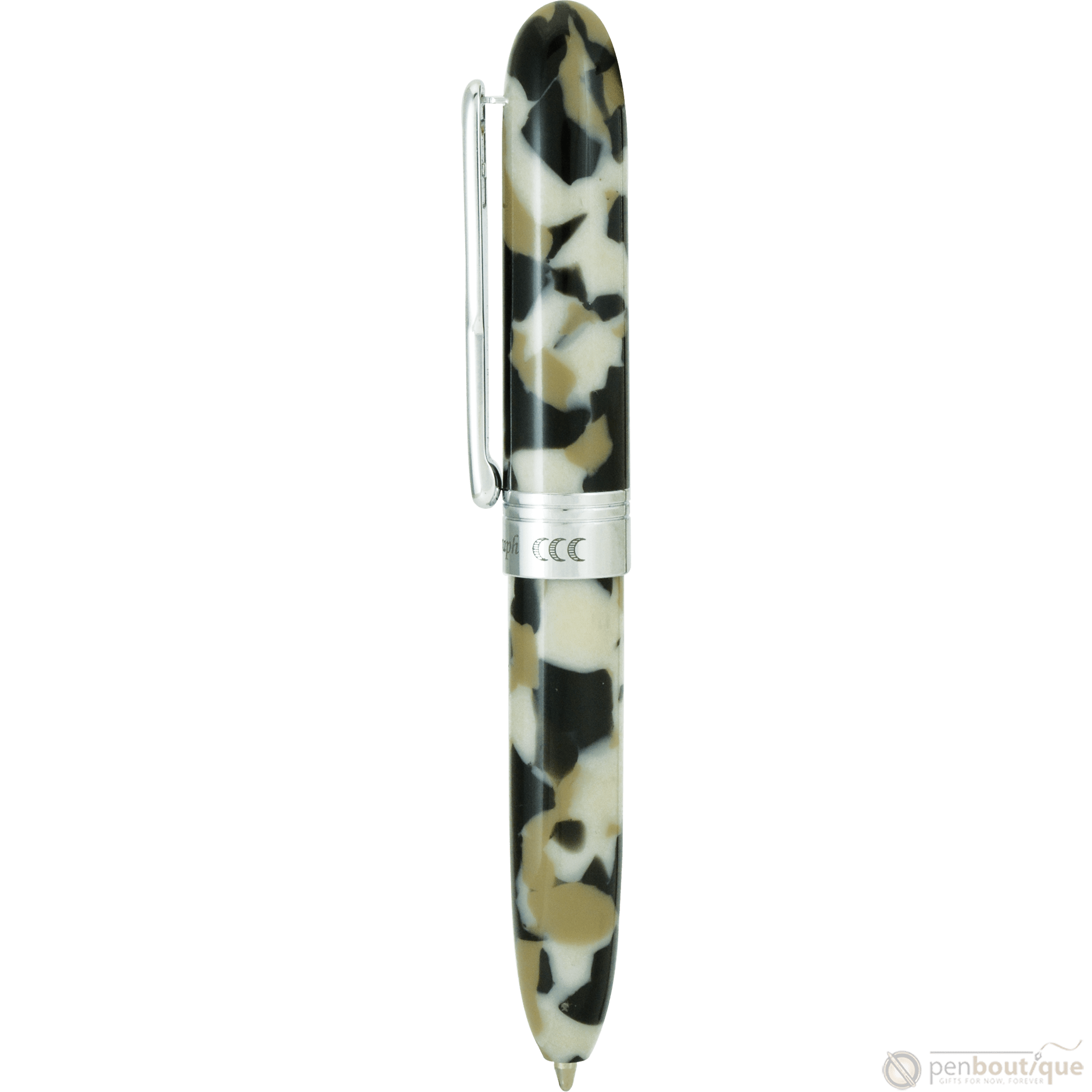 Conklin Minigraph Ballpoint Pen - White Satin - Pen Boutique Ltd