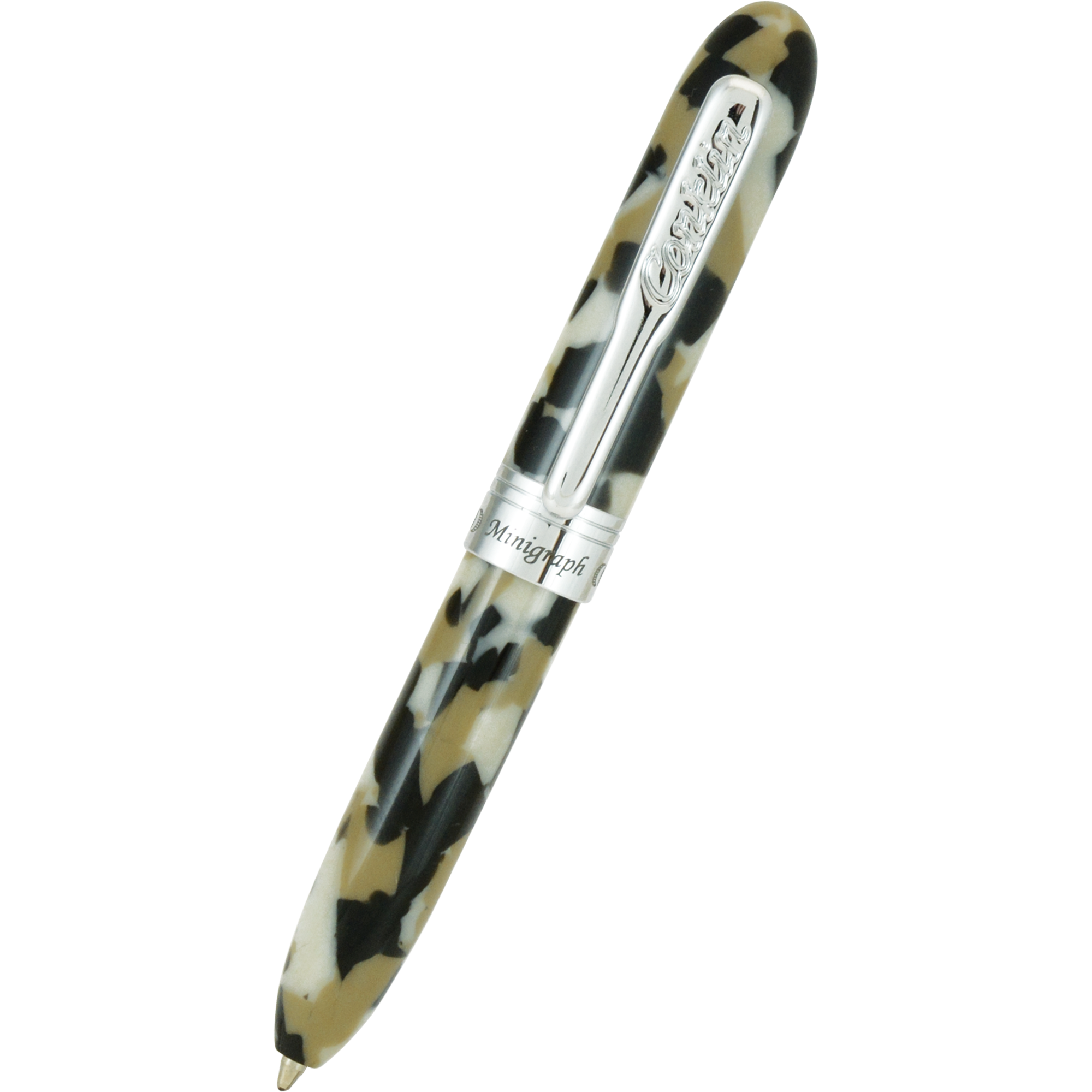 Conklin Minigraph Ballpoint Pen - White Satin-Pen Boutique Ltd