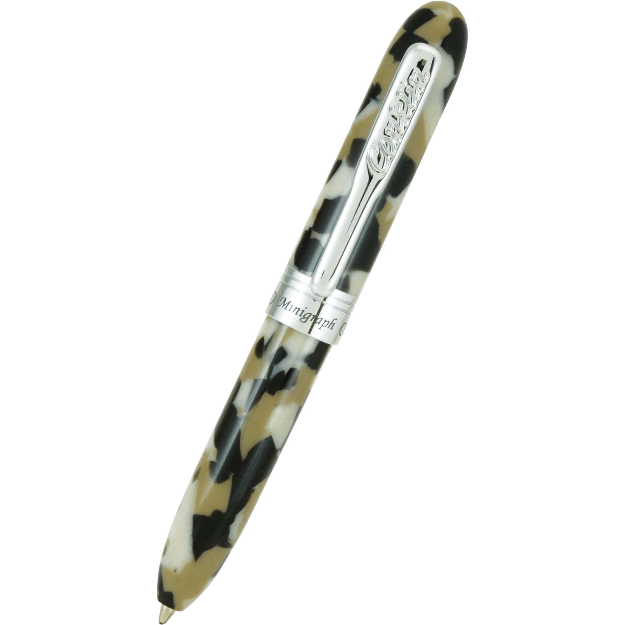 Conklin Minigraph Ballpoint Pen - White Satin - Pen Boutique Ltd
