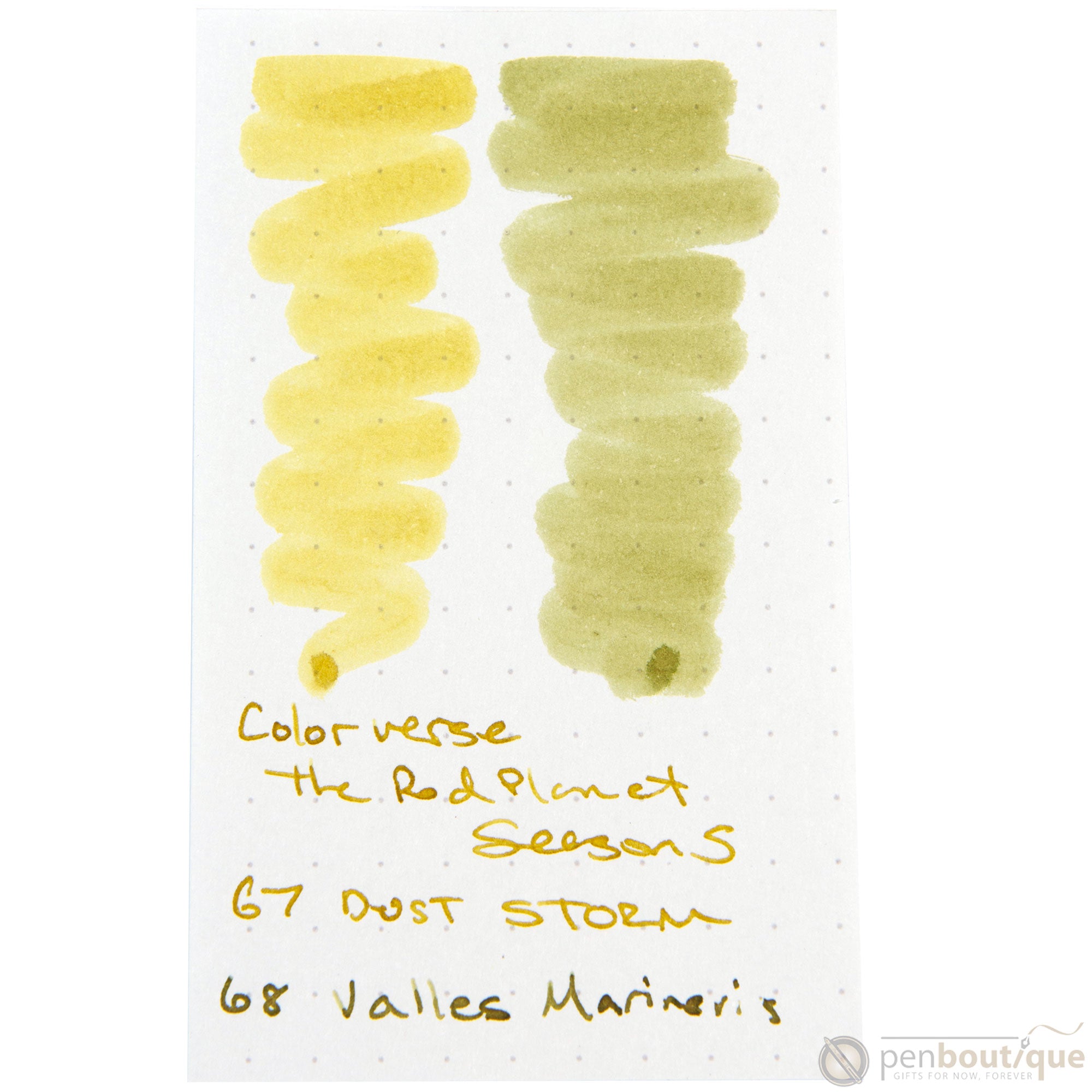 Colorverse Ink - The Red Planet - Dust Storm & Valles Marineris - Pen Boutique Ltd