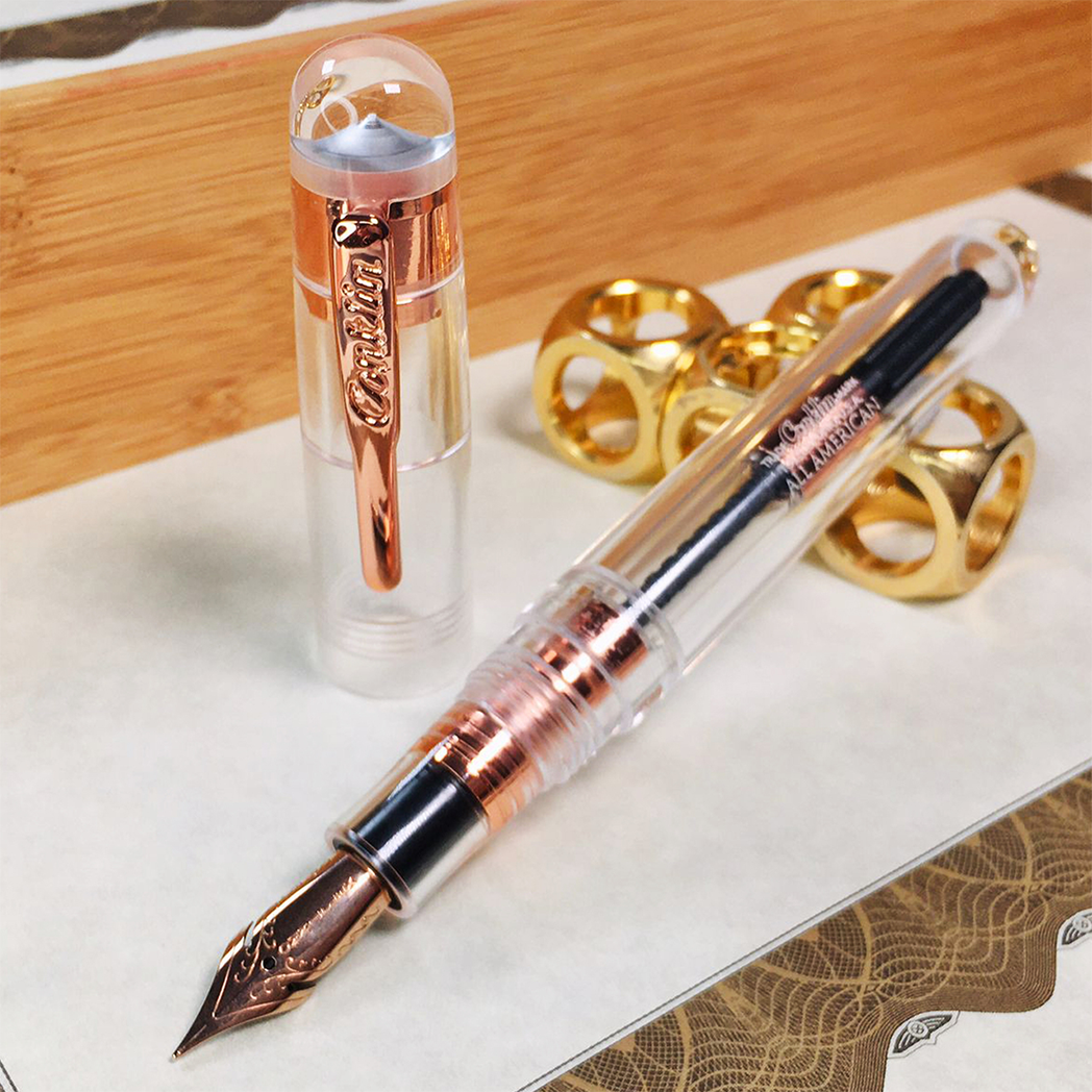 Conklin All American Collection Fountain Pen - Limited Edition - Demo Rose Gold-Pen Boutique Ltd