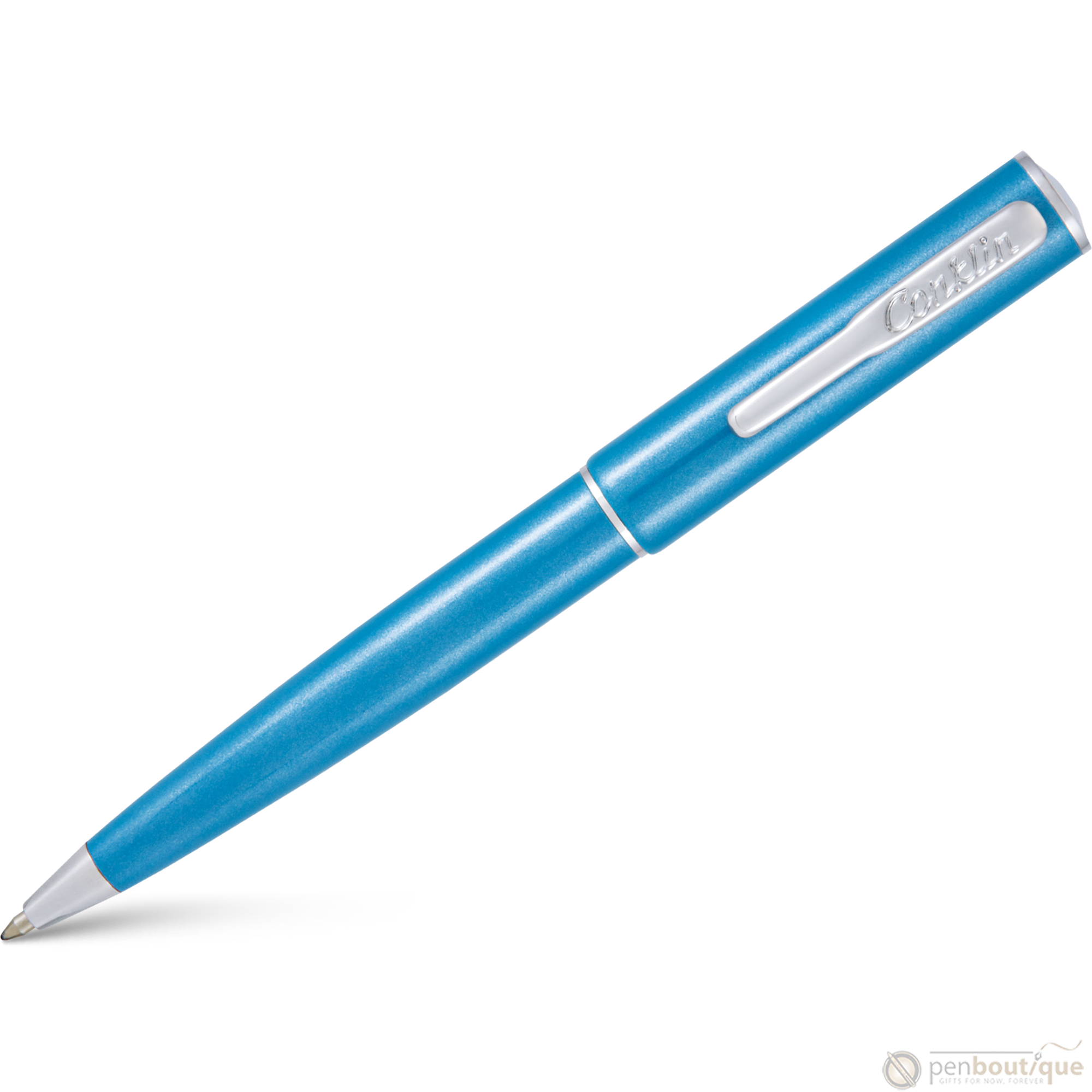 Conklin Coronet Ballpoint Pen - Turquoise-Pen Boutique Ltd