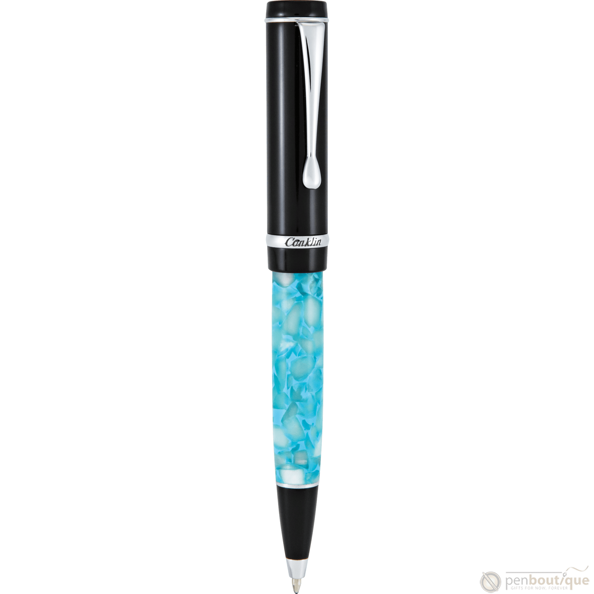 Conklin Duragraph Ballpoint Pen - Turquoise Nights-Pen Boutique Ltd