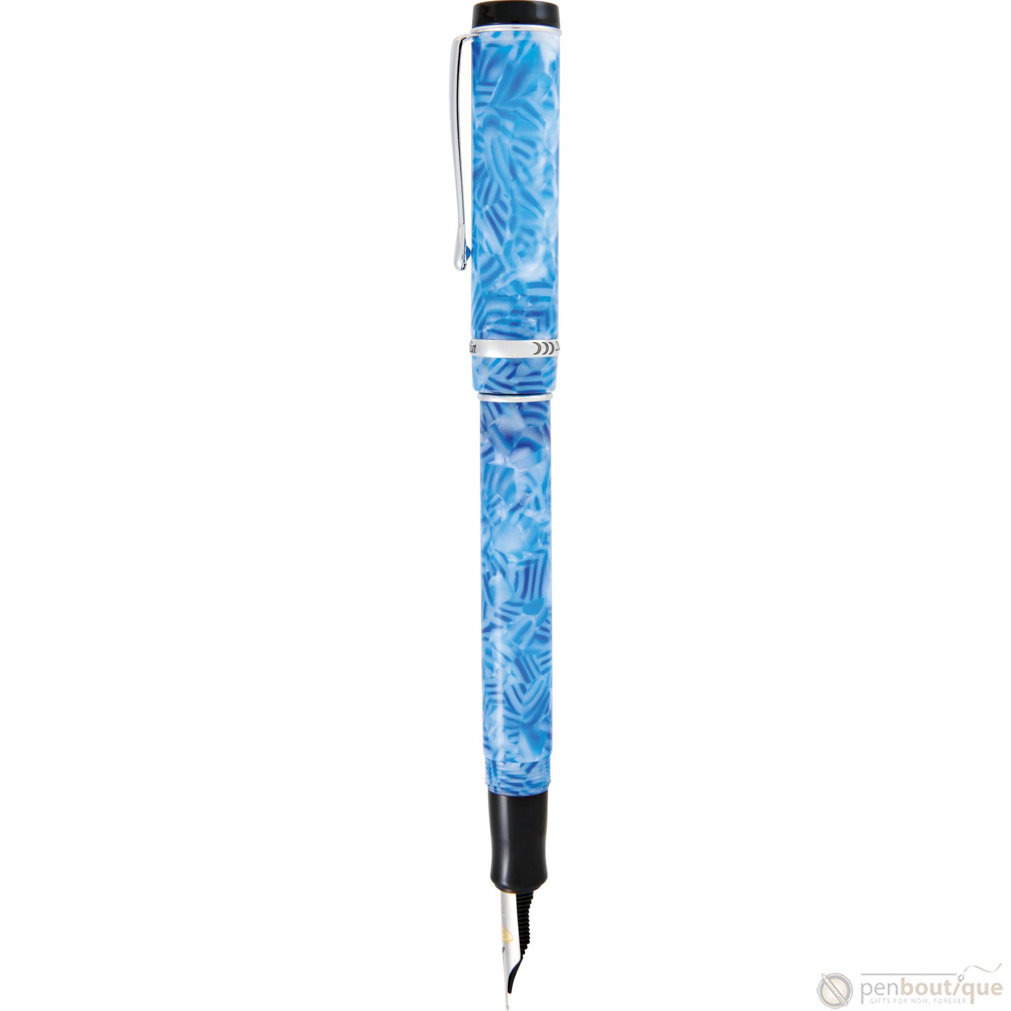 Conklin Duragraph Fountain Pen - Ice Blue-Pen Boutique Ltd