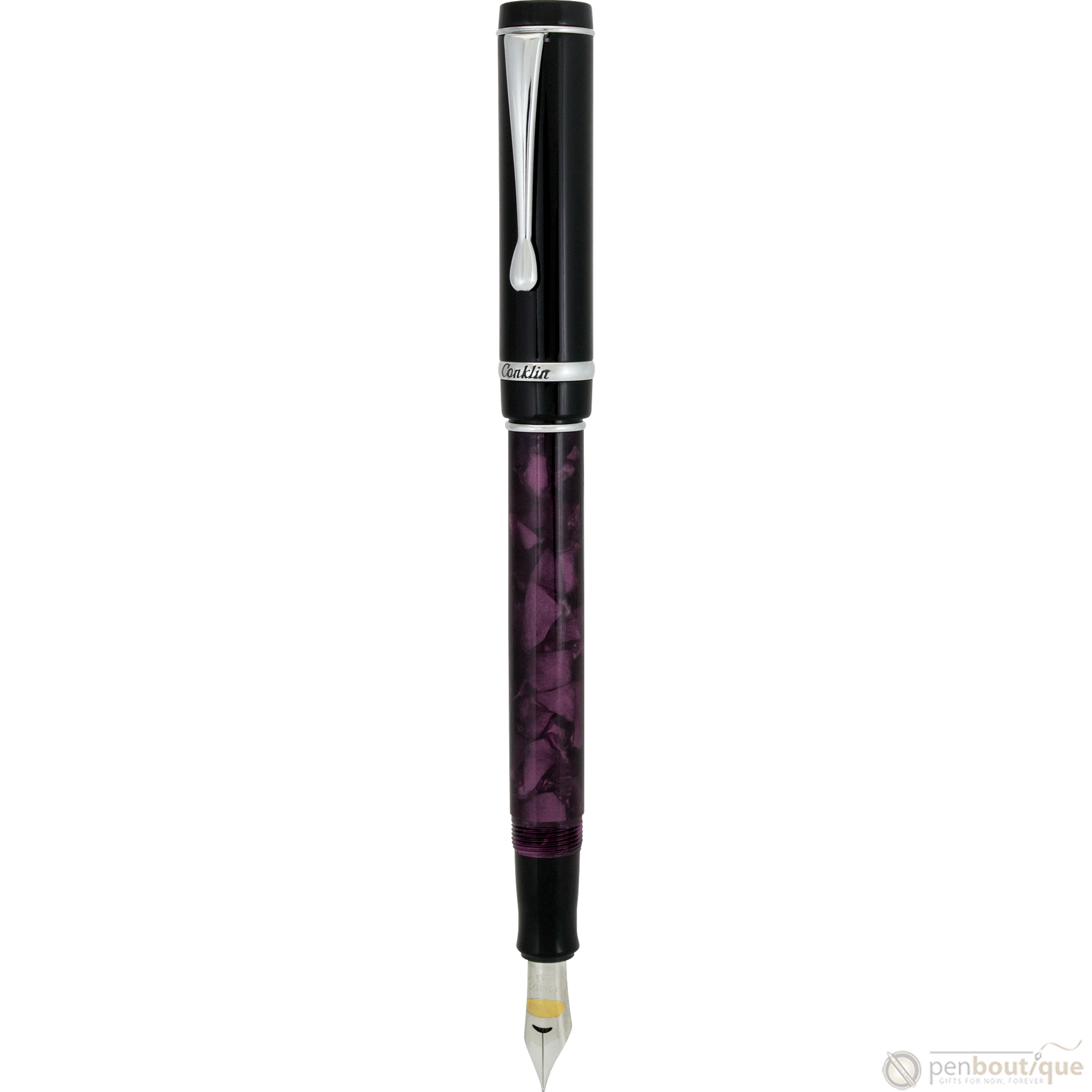 Conklin Duragraph Fountain Pen - Purple Nights-Pen Boutique Ltd