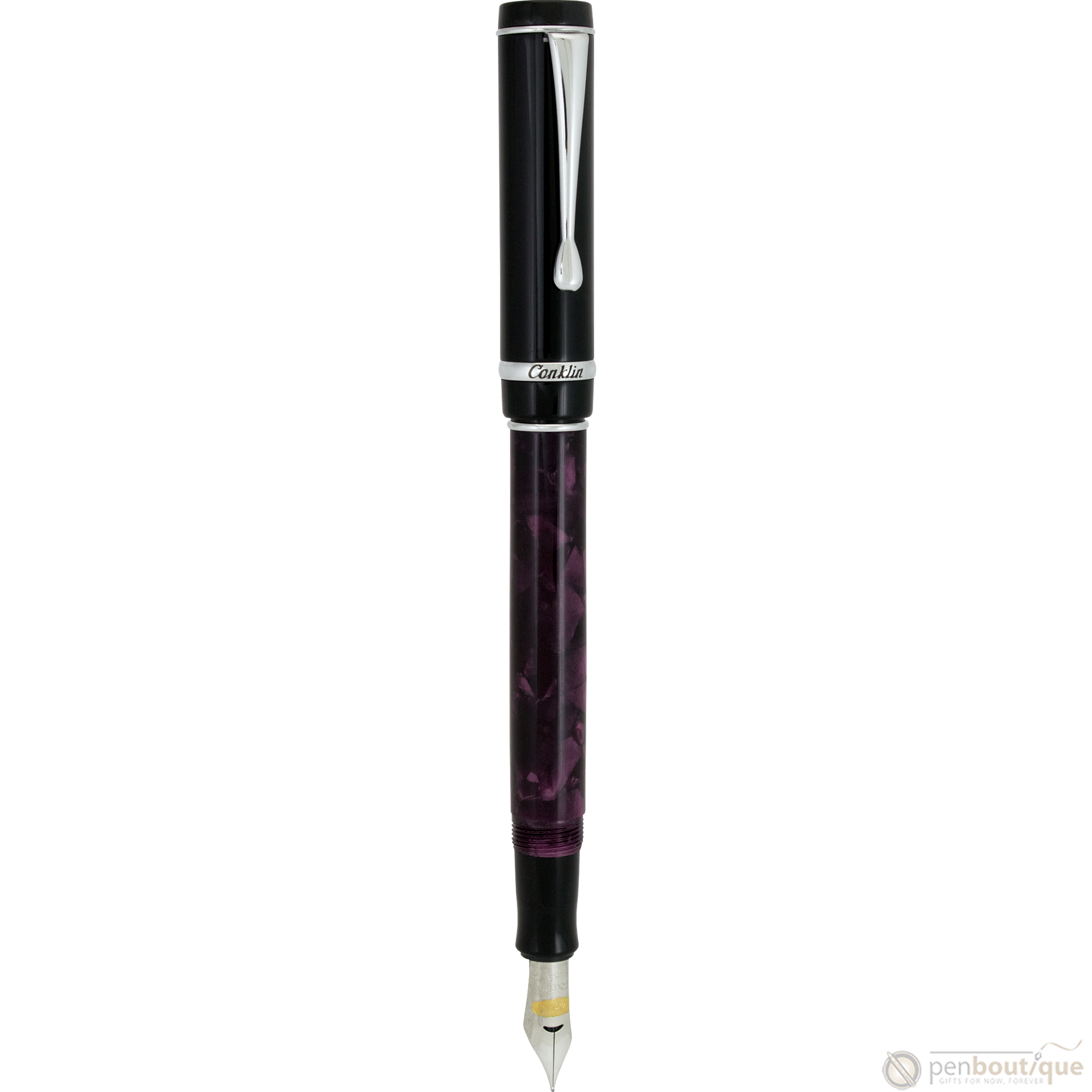 Conklin Duragraph Fountain Pen - Purple Nights-Pen Boutique Ltd