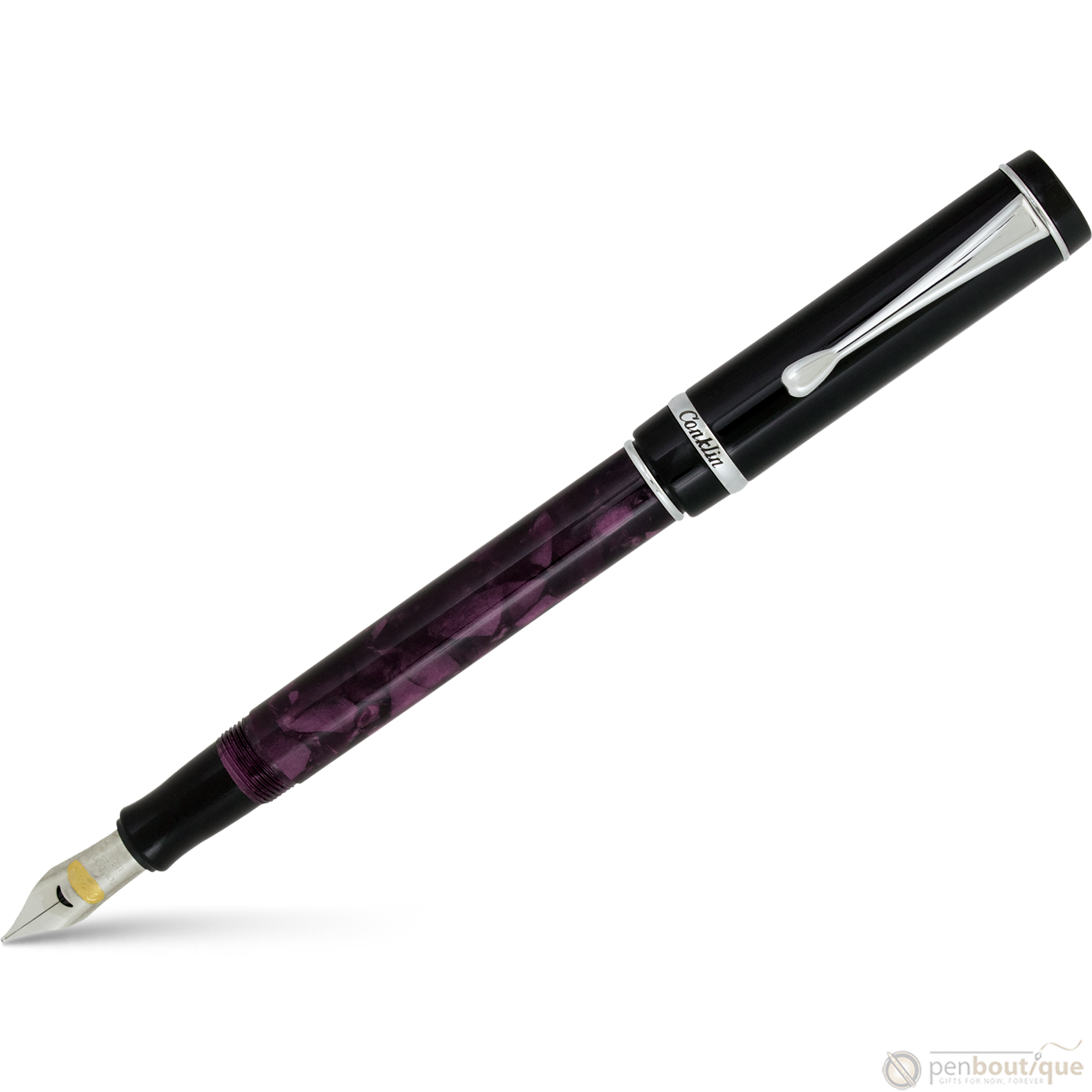 Conklin Duragraph Fountain Pen - Purple Nights-Pen Boutique Ltd