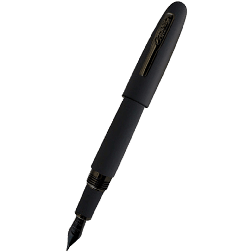 Conklin All American Collection Fountain Pen - Limited Edition - Matte Black/Gunmetal - Pen Boutique Ltd