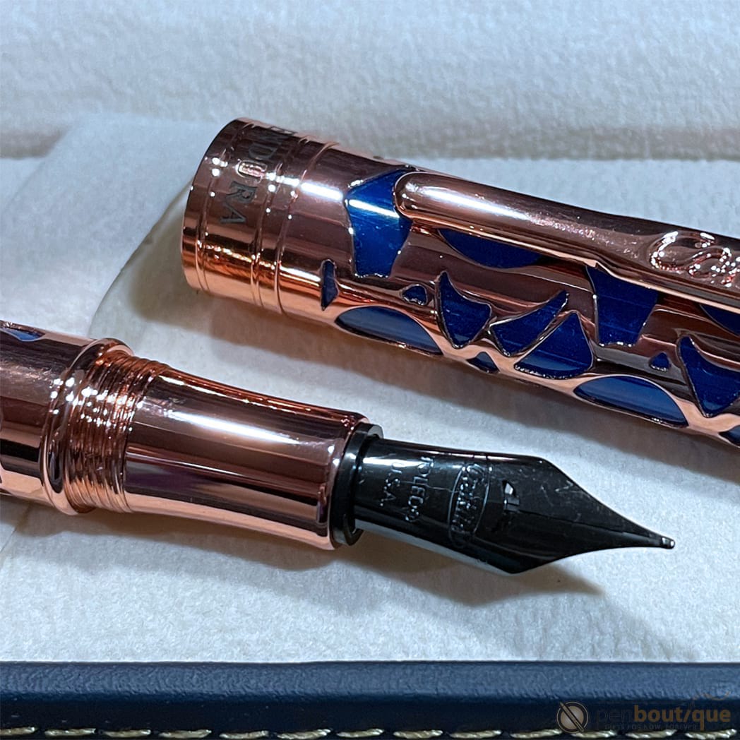 Conklin Endura Fountain Pen - Deco Crest Blue-Pen Boutique Ltd