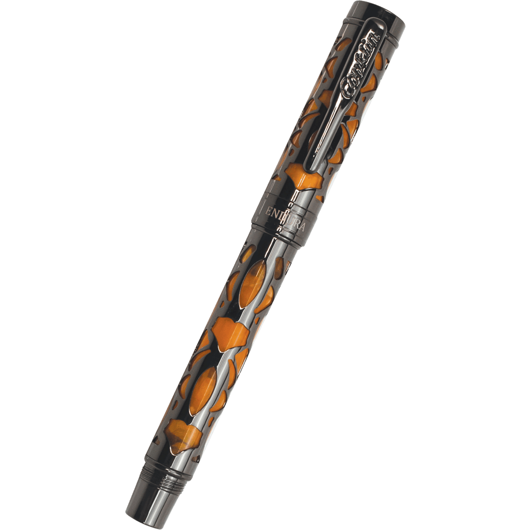 Conklin Endura Rollerball Pen - Deco Crest Orange - Pen Boutique Ltd