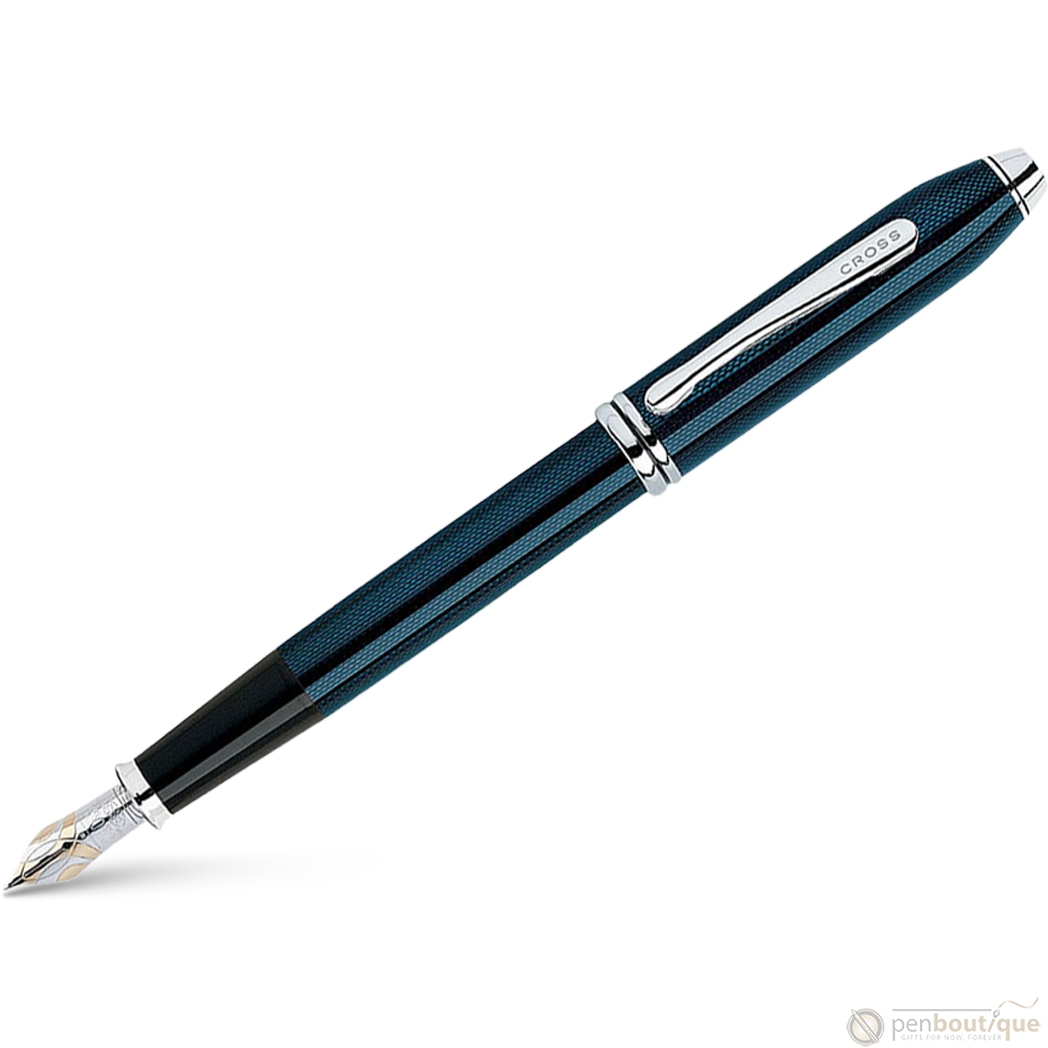 Cross Townsend Fountain Pen - Quartz Blue-Pen Boutique Ltd