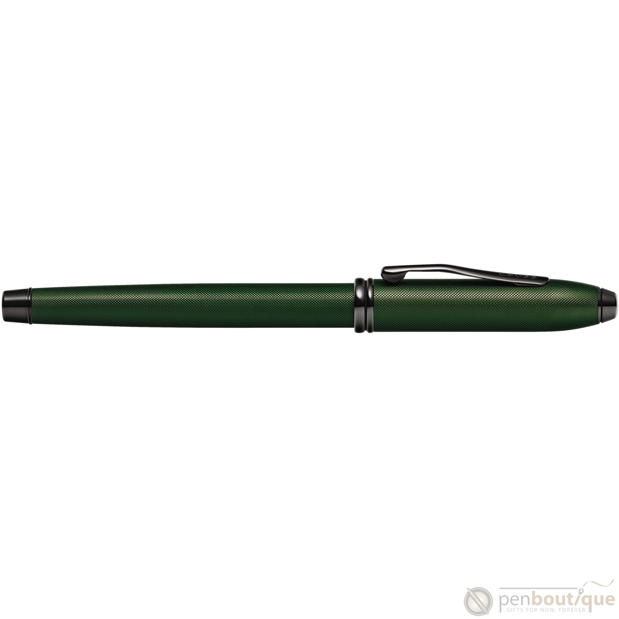 Cross Townsend Fountain Pen - Matte Green Micro Knurl-Pen Boutique Ltd