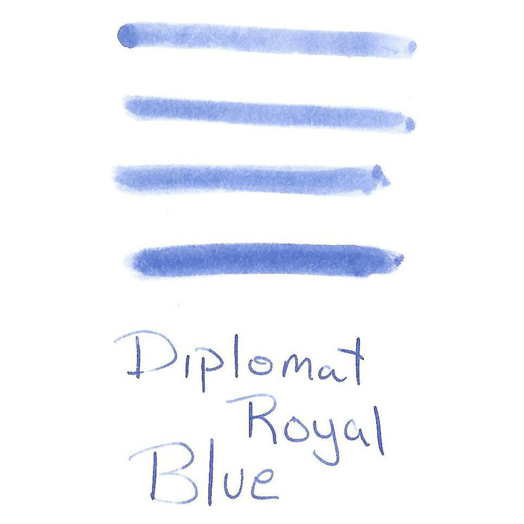 Diplomat Fountain Pen Royal Blue Bottled Ink - 30 ml - Pen Boutique Ltd