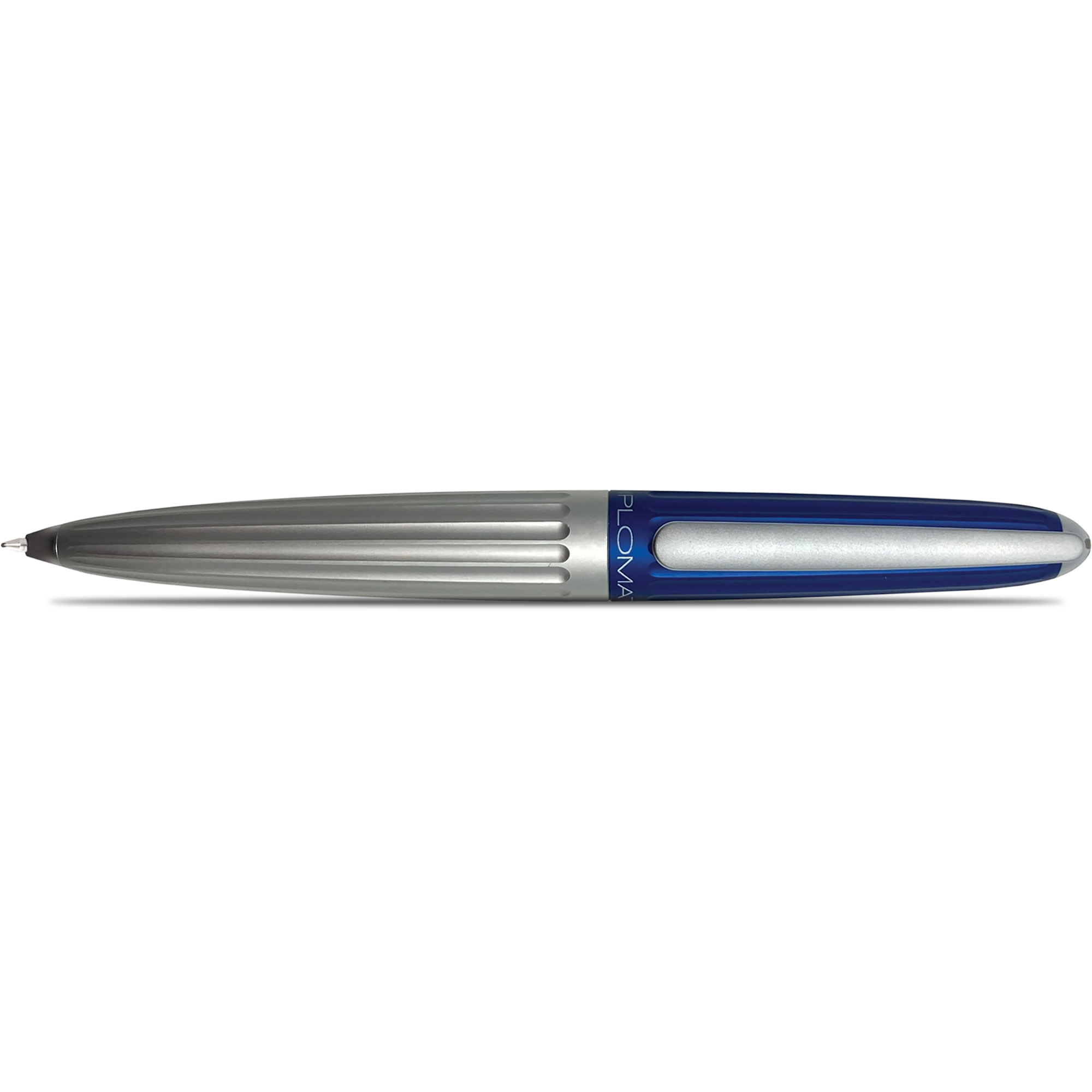 Diplomat Aero Ballpoint Pen - Blue/Silver-Pen Boutique Ltd
