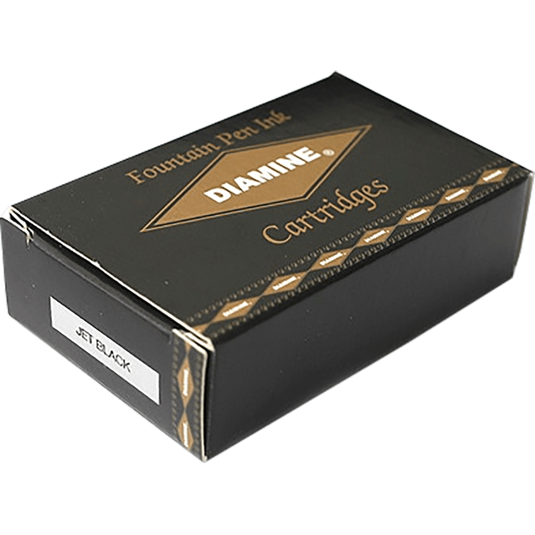 Diamine Ink Cartridges - Jet Black - 18/pk - Pen Boutique Ltd