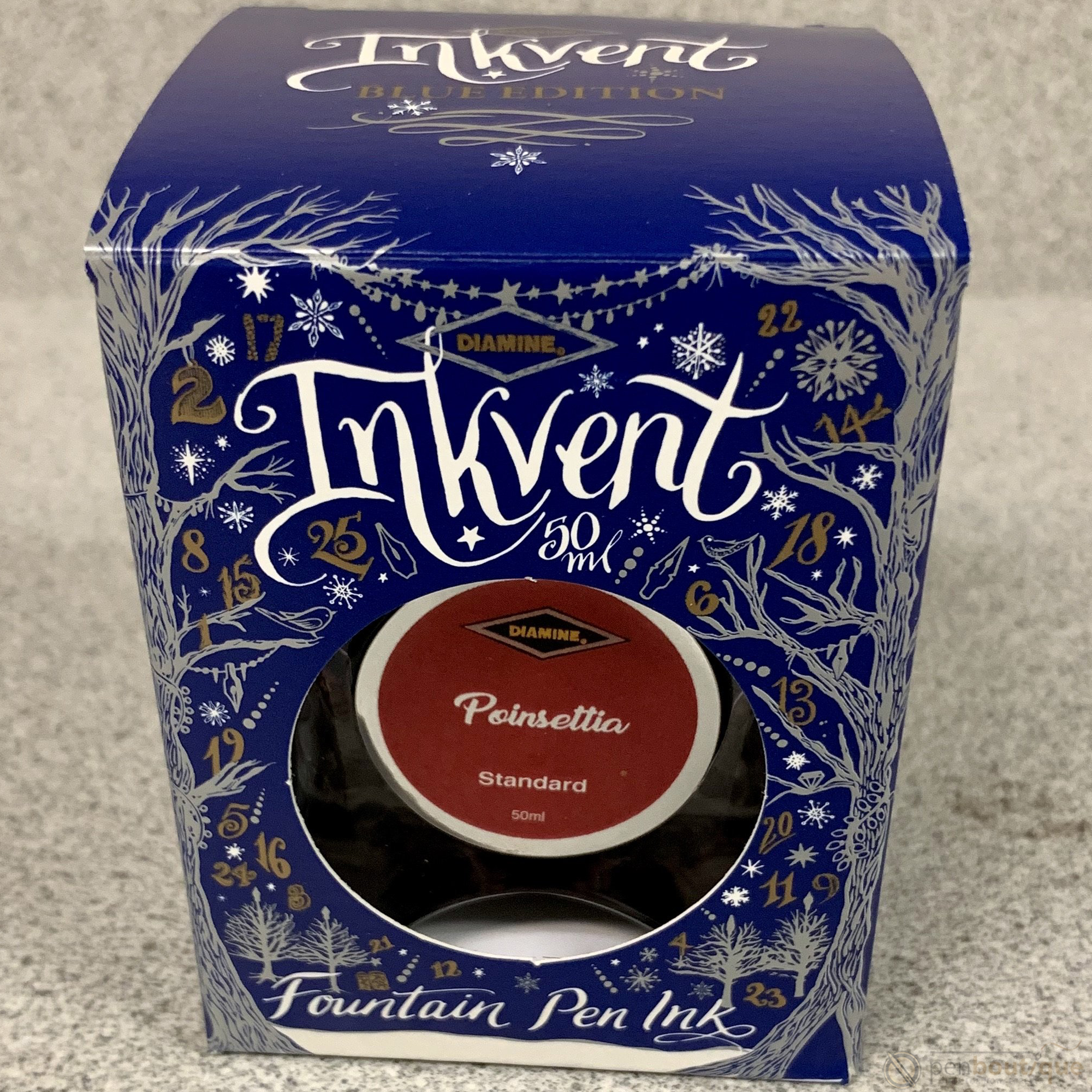 Diamine Standard Ink Bottle - Poinsettia-Pen Boutique Ltd