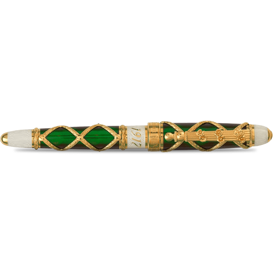 David Oscarson Russian Imperial Emerald Limited Edition Rollerball Pen - Pen Boutique Ltd