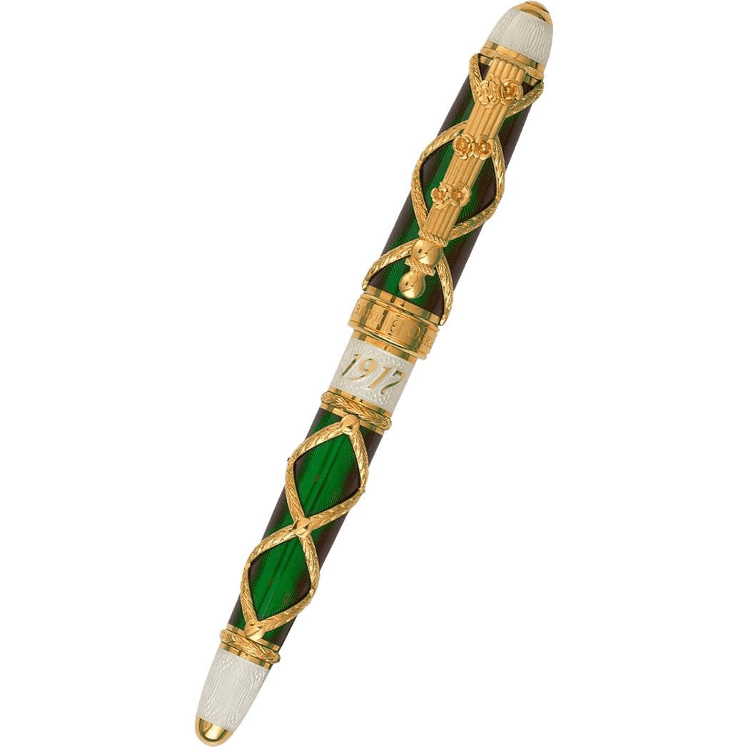 David Oscarson Russian Imperial Emerald Limited Edition Rollerball Pen - Pen Boutique Ltd