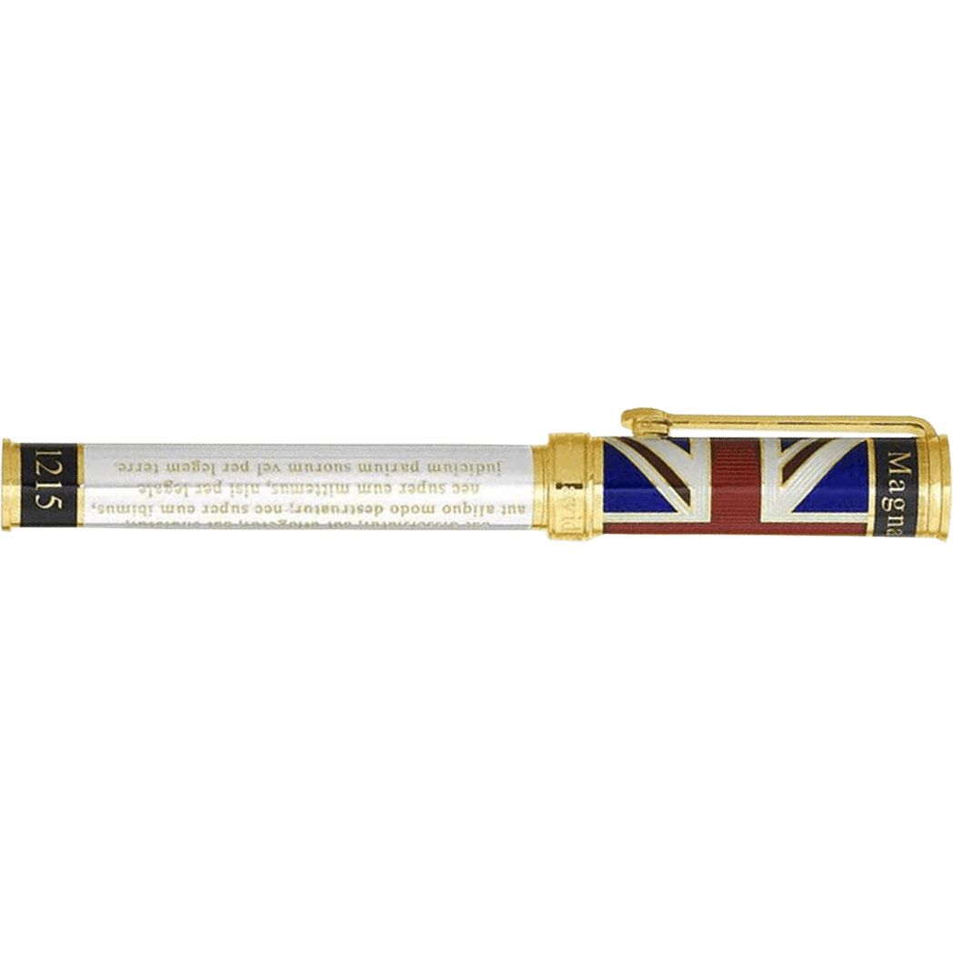 David Oscarson Magna Carta Fountain Pen - Translucent Pearl - Pen Boutique Ltd