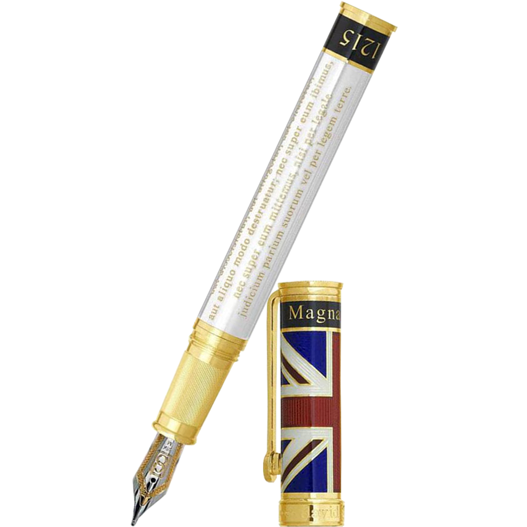 David Oscarson Magna Carta Fountain Pen - Translucent Pearl-Pen Boutique Ltd