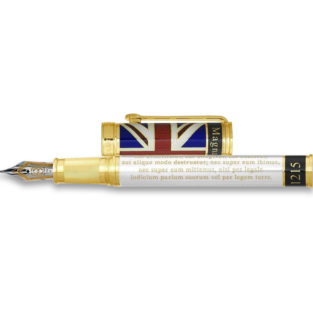 David Oscarson Magna Carta Fountain Pen - Translucent Pearl-Pen Boutique Ltd