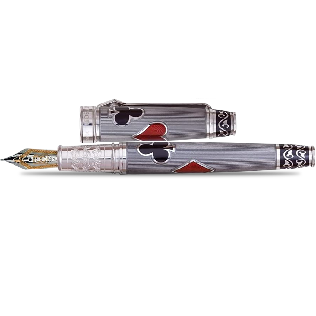 David Oscarson Les Quatre Couleurs Fountain Pen - Translucent Grey-Pen Boutique Ltd
