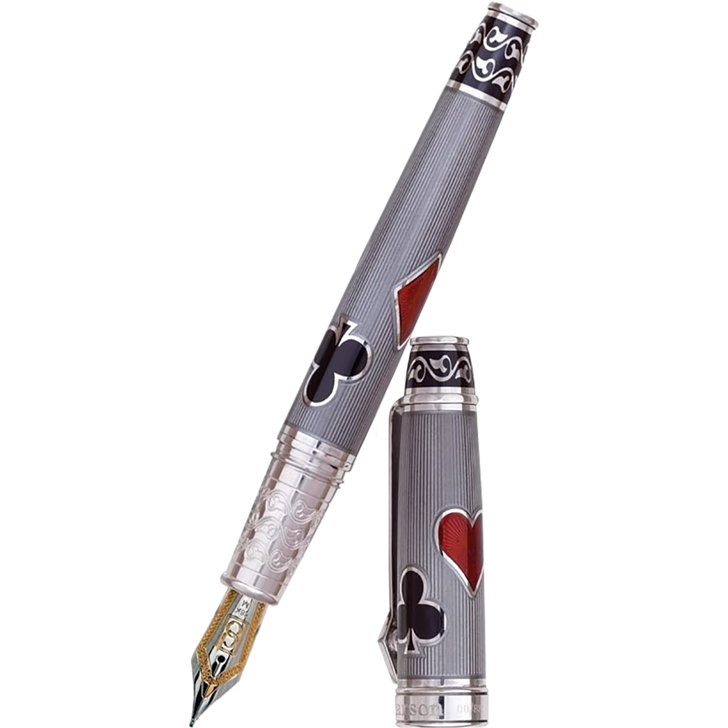 David Oscarson Les Quatre Couleurs Fountain Pen - Translucent Grey-Pen Boutique Ltd