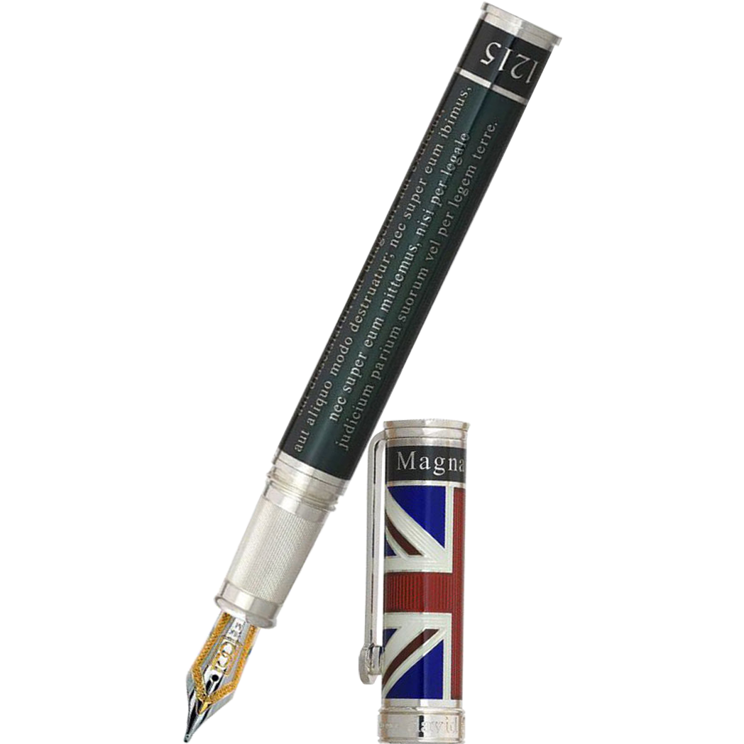 David Oscarson Magna Carta Fountain Pen - Translucent Black-Pen Boutique Ltd
