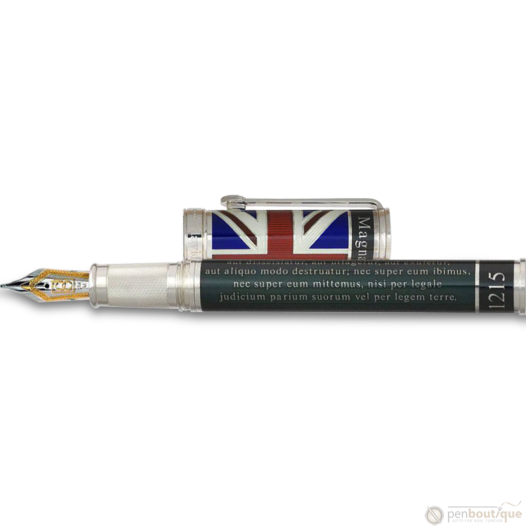 David Oscarson Magna Carta Fountain Pen - Translucent Black-Pen Boutique Ltd