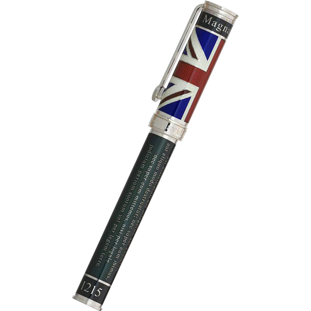 David Oscarson Magna Carta Fountain Pen - Translucent Black-Pen Boutique Ltd