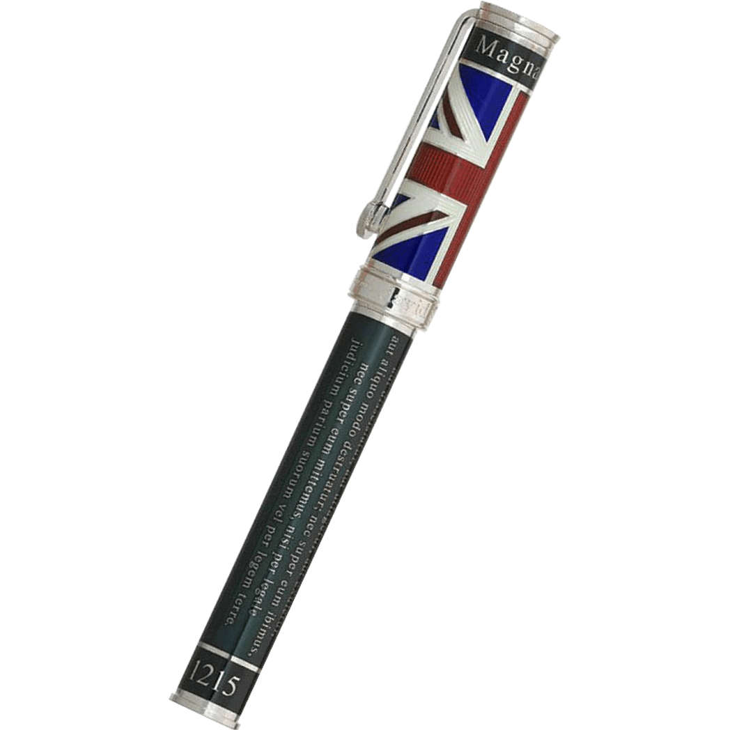 David Oscarson Magna Carta Fountain Pen - Translucent Black - Pen Boutique Ltd