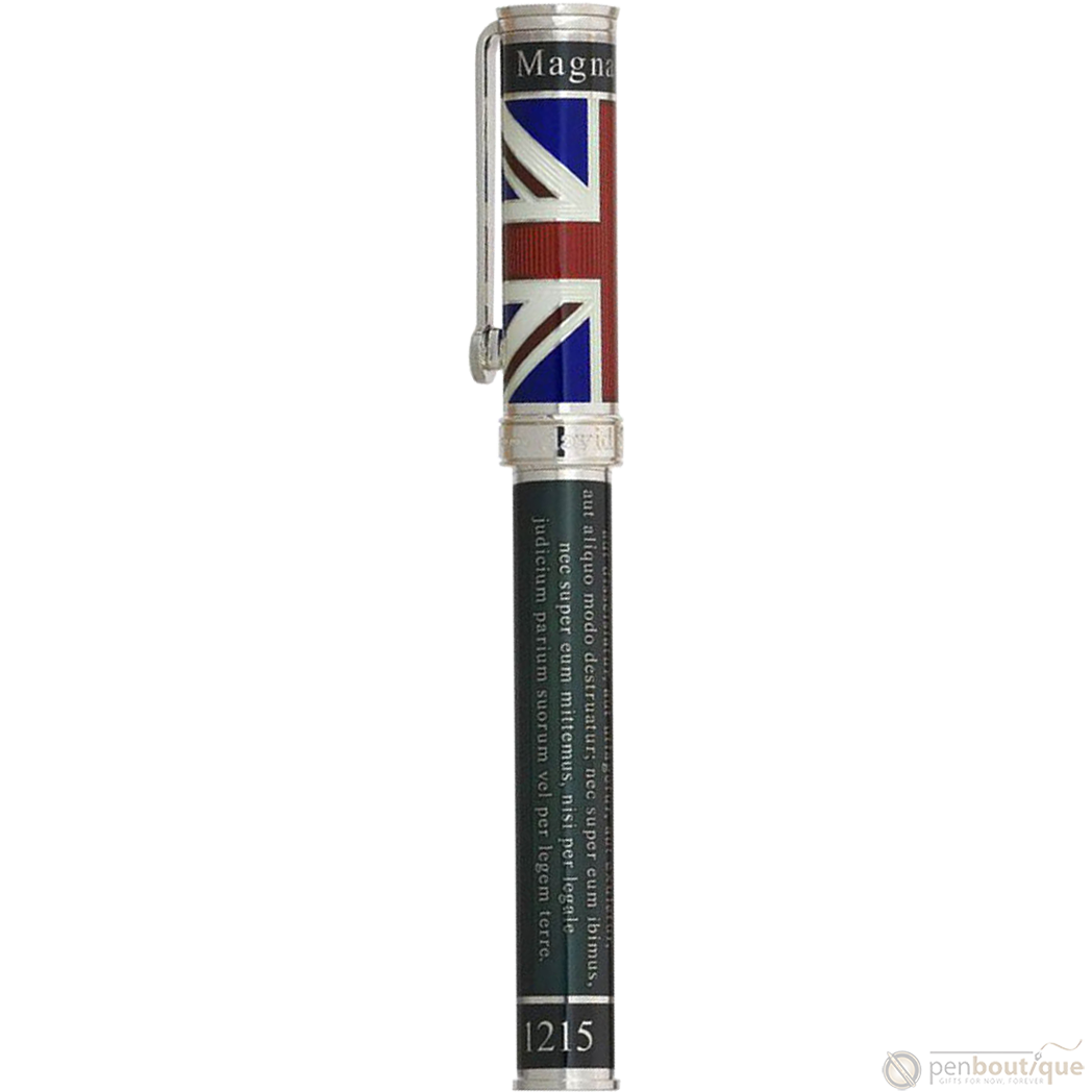 David Oscarson Magna Carta Fountain Pen - Translucent Black-Pen Boutique Ltd