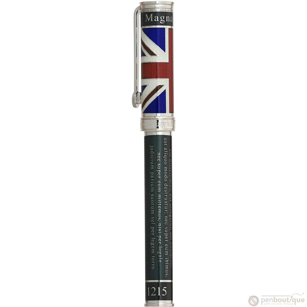 David Oscarson Magna Carta Fountain Pen - Translucent Black - Pen Boutique Ltd