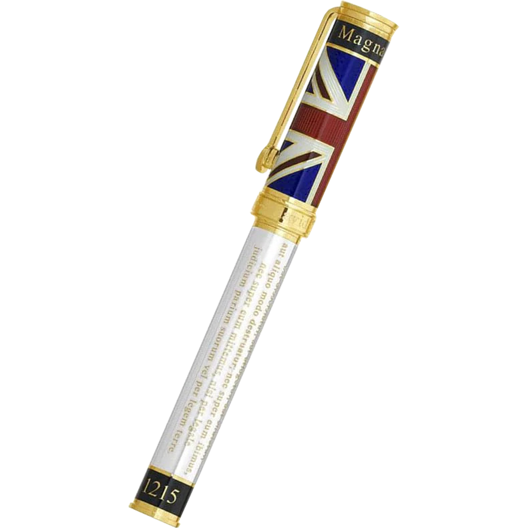David Oscarson Magna Carta Rollerball Pen - Translucent Pearl-Pen Boutique Ltd
