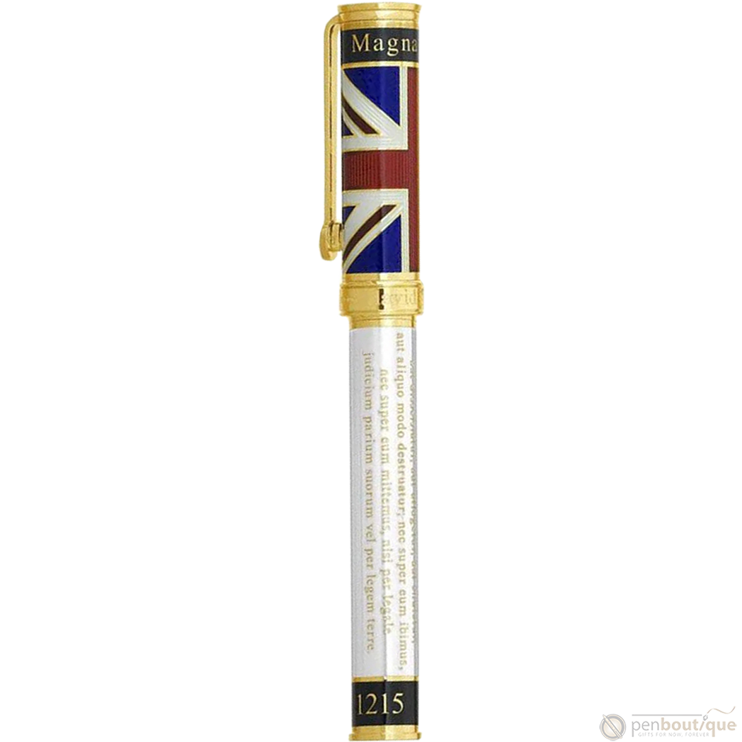 David Oscarson Magna Carta Rollerball Pen - Translucent Pearl-Pen Boutique Ltd