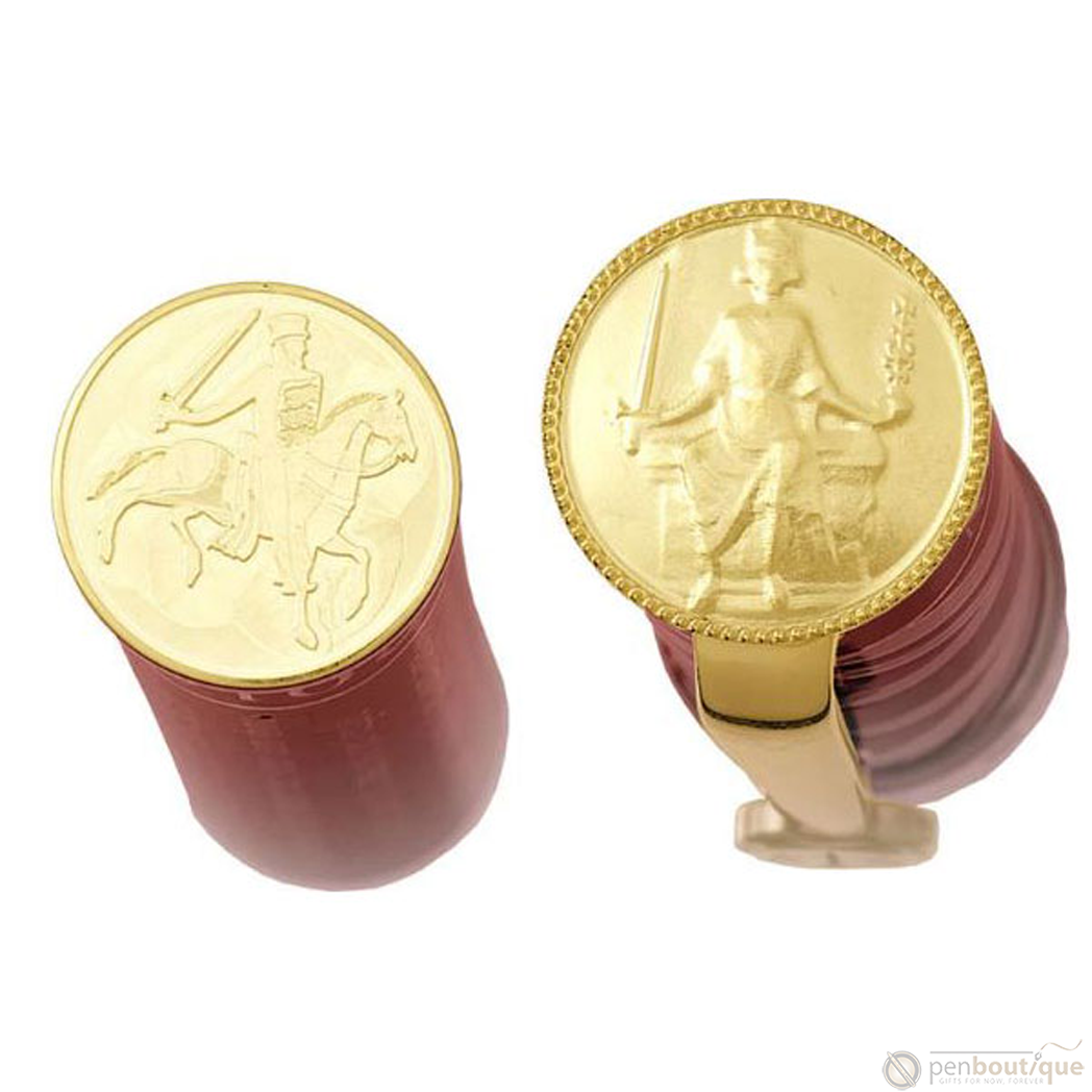 David Oscarson Magna Carta Rollerball Pen - Translucent Ruby-Pen Boutique Ltd