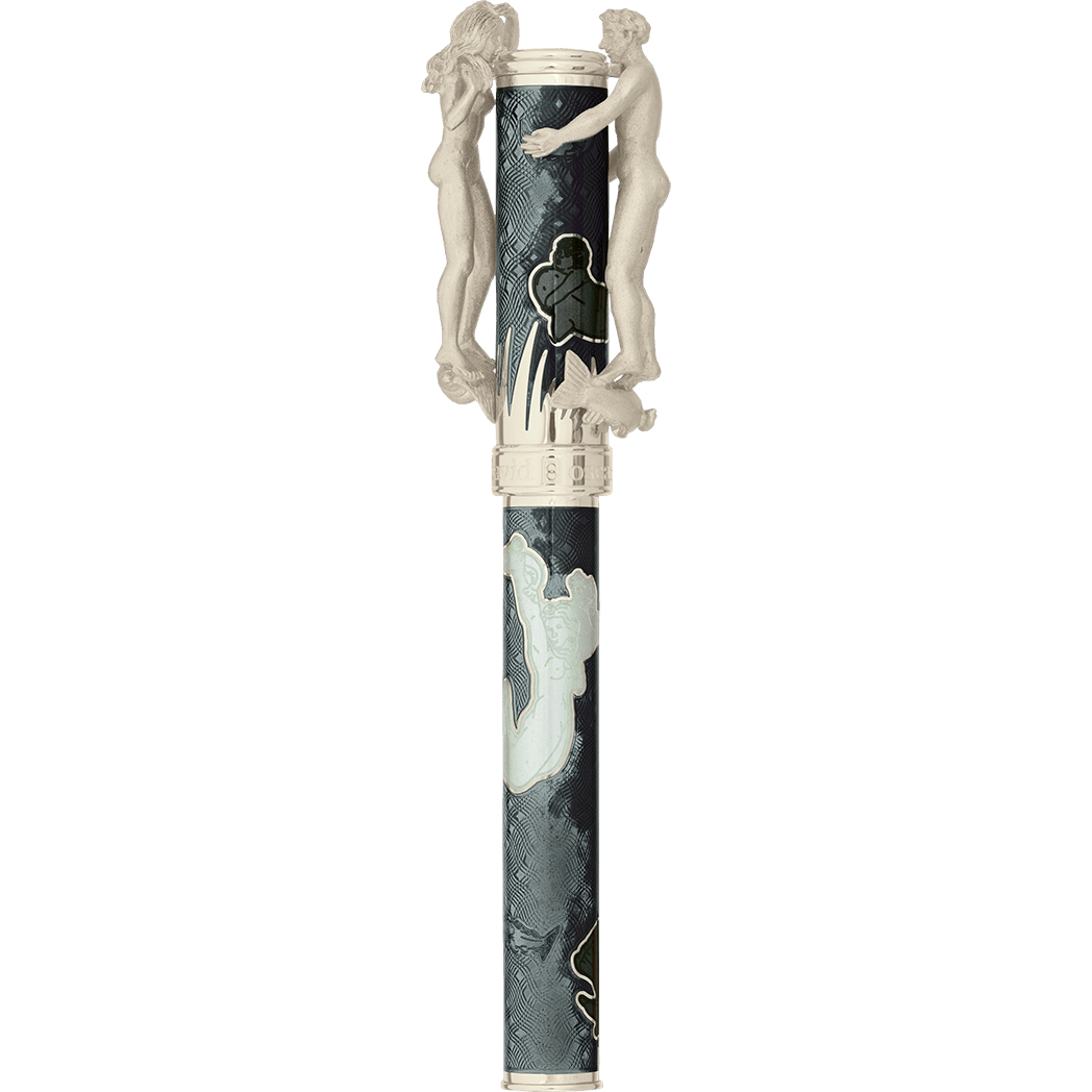 David Oscarson Marriage of the Waters Rollerball Pen - Grey - Pen Boutique Ltd
