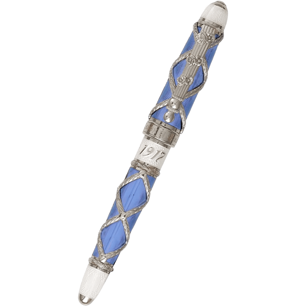 David Oscarson Russian Imperial Sky Blue Limited Edition Fountain Pen - Pen Boutique Ltd