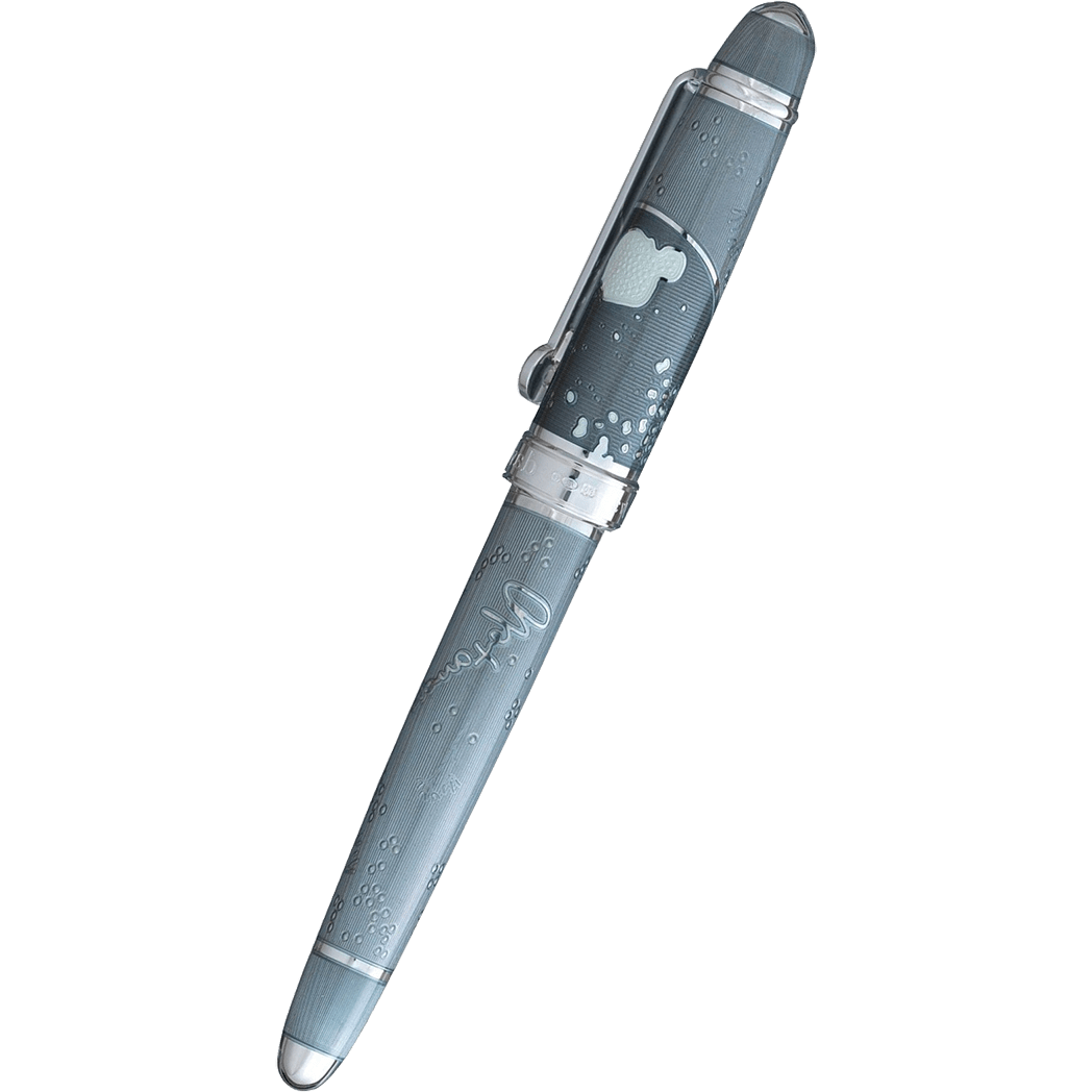 David Oscarson Sir Alexander Fleming Fountain Pen - Translucent Grey (Granite) - Pen Boutique Ltd