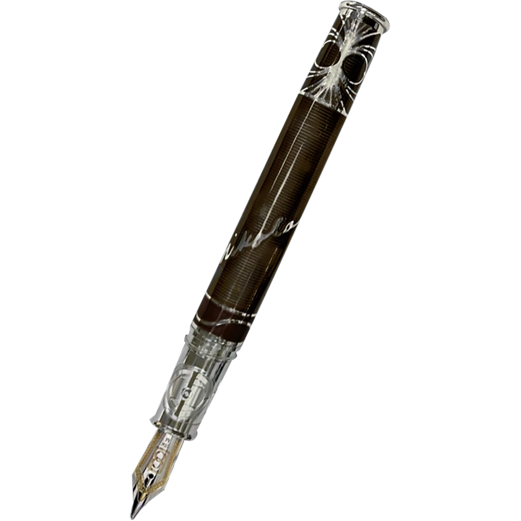 David Oscarson Tesla Fountain Pen - Translucent Mossy-Pen Boutique Ltd