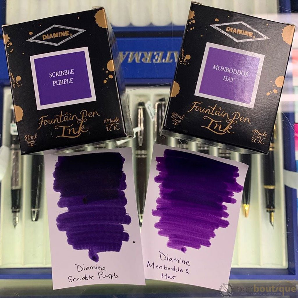 Diamine Ink Bottle - Scribble Purple - 80ml - Pen Boutique Ltd