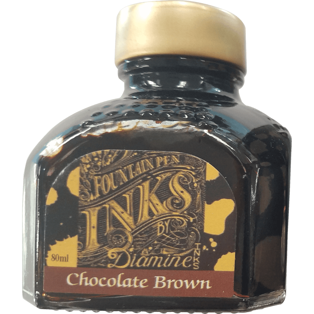 Diamine Ink Bottle - Chocolate Brown - 80ml - Pen Boutique Ltd