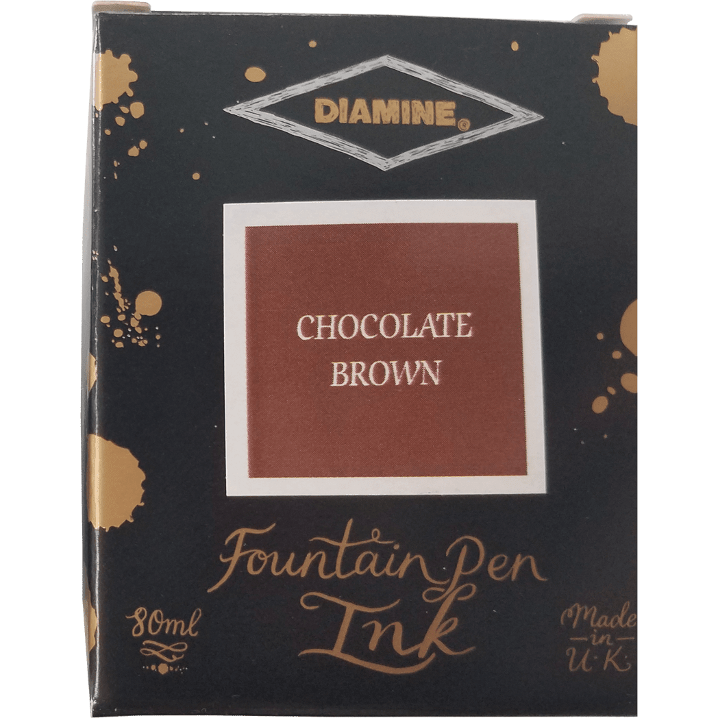 Diamine Ink Bottle - Chocolate Brown - 80ml - Pen Boutique Ltd