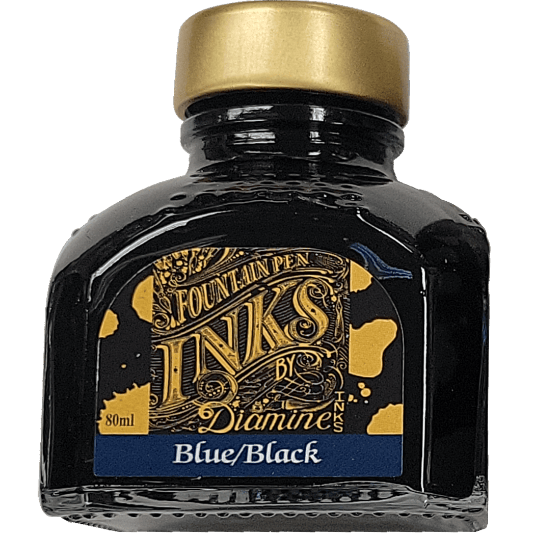 Diamine Ink Bottle - Blue Black - 80 ml - Pen Boutique Ltd