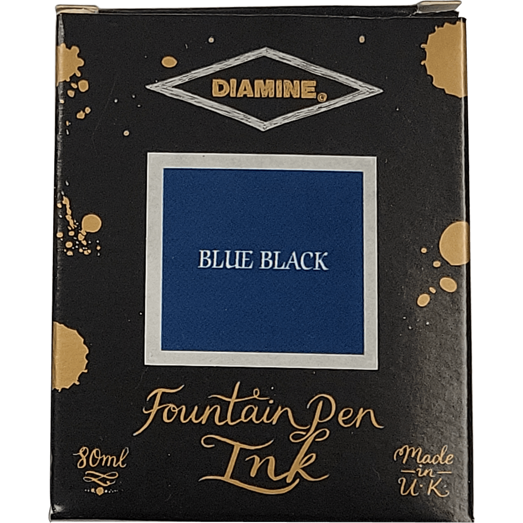 Diamine Ink Bottle - Blue Black - 80 ml - Pen Boutique Ltd