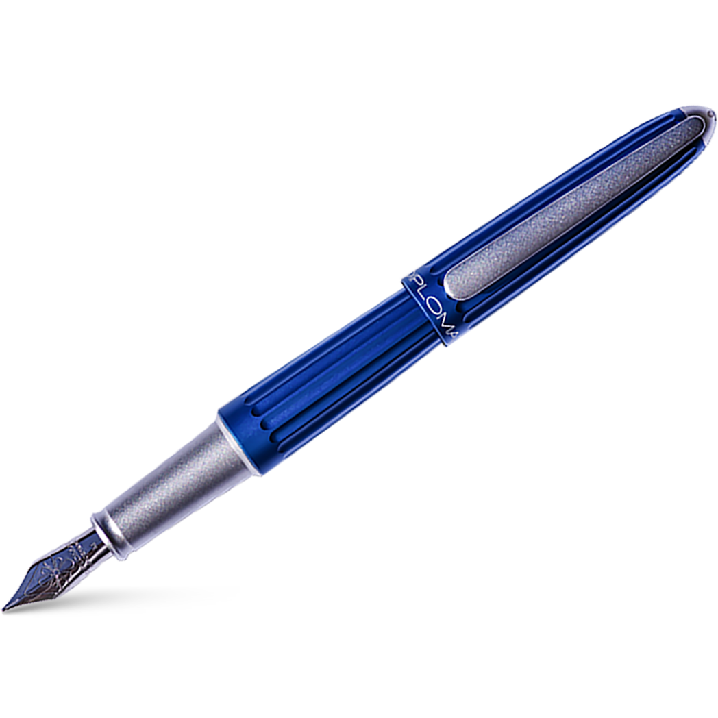 Diplomat Aero Fountain Pen - Blue-Pen Boutique Ltd