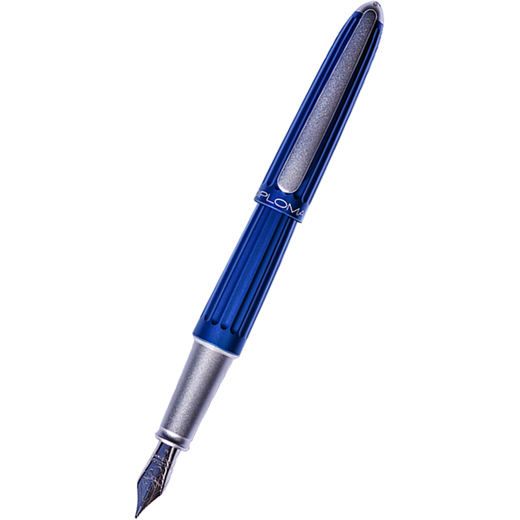 Diplomat Aero Fountain Pen - Blue-Pen Boutique Ltd